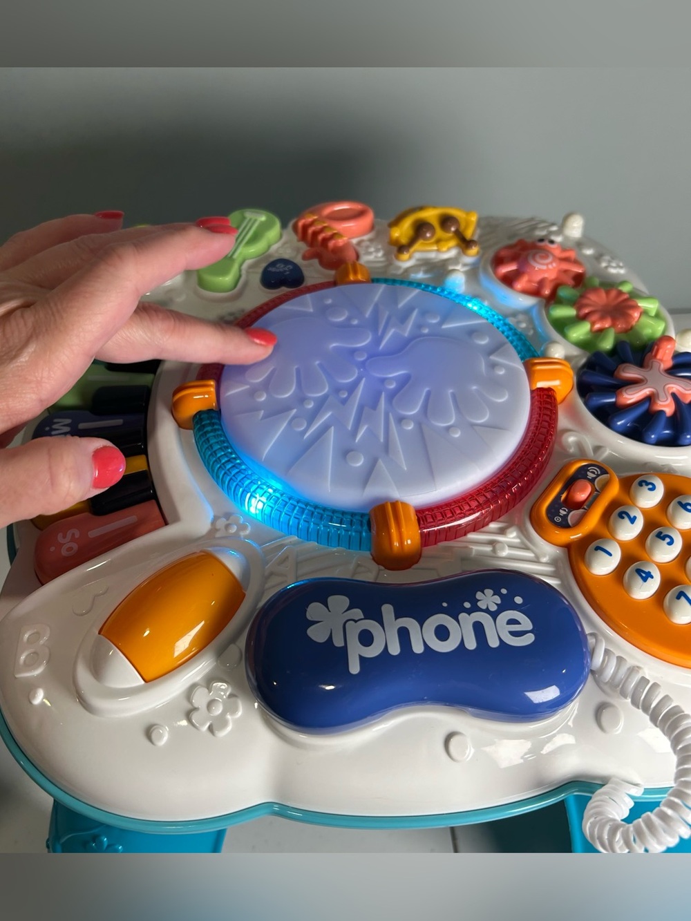 Lights & Sounds Baby Interactive Learning Activity Table - Picture 9 of 11